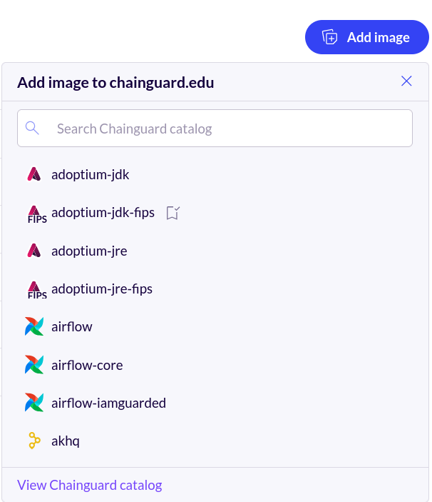Screenshot the 'Add image' window.